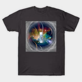 Door in abstract space T-Shirt